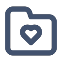 folder-heart Icon