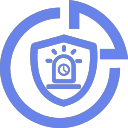 ic_ Safety supervision real-time alarm statistics Icon