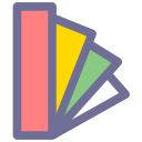 Palette, hue, color card, color Icon