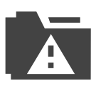 si-glyph-folder-warning Icon