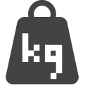 si-glyph-weight-kilograms Icon