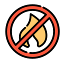 Prohibition of fire Icon