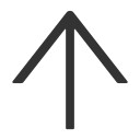 Linear up arrow Icon