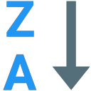 ic-alphabetical-sorting-za Icon