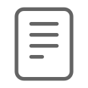 Document, paper, draft Icon