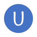 U_ round_ solid_ Letter U_ by_ climei Icon