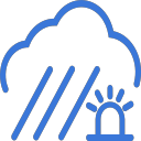 Meteorological disaster system Icon