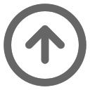 Arrow upcircle upper circle arrow Icon