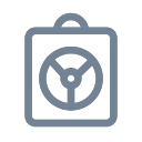 Move in and move out vehicle permit Icon