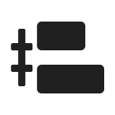 vertical-distribution-spacing Icon