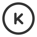 K currency Icon