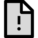 file-exclamation Icon