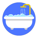 Facial bathtub Icon