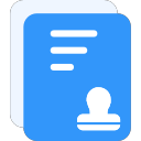 Document review_ sel Icon
