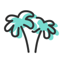 Coconut tree 2 Icon