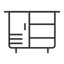 Cabinets - monochrome Icon