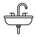 Furniture - wash basin Icon