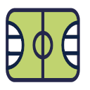 Basketball Court Icon