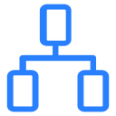 Relation diagram Icon