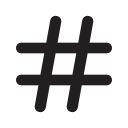 hash-outline Icon