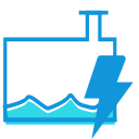 Cooling water energy Icon