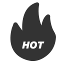 ic_hot_filled_black Icon
