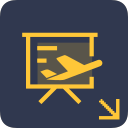 Flight teaching Icon