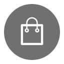 Shopping bag_ shopping_ bg Icon