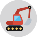 Excavating machinery Icon