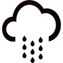 N23 - moderate rain to heavy rain Icon