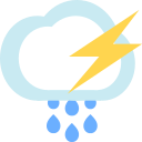 thunder shower Icon