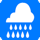 Daily heavy rain to heavy rain Icon