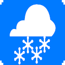 Heavy snow on the day Icon