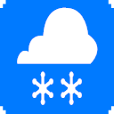 Small to moderate snow in the sun Icon