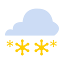 Moderate snow - heavy snow Icon