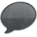 iChat Black Network Icon