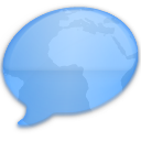 iChat Blue World Icon