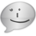 iChat Dark Smile Icon