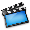 Movies blue Icon