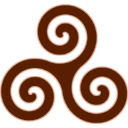 Brown Triskele Icon