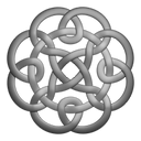 Grey circleknot Icon