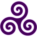 Purple Triskele Icon