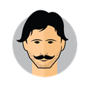 Male Avatar Mustache Icon