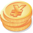 Yen coins Icon