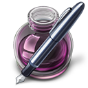 Pink w original pen Icon