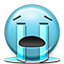 Emoticon Crying Tears River Icon
