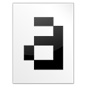 font bitmap Icon