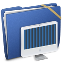 Blue Elastic iMac Icon