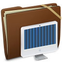 Brown Elastic iMac Icon