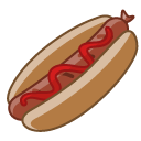 Hot Dog (Ketchup) Icon